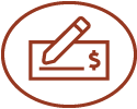 Icon of paycheck